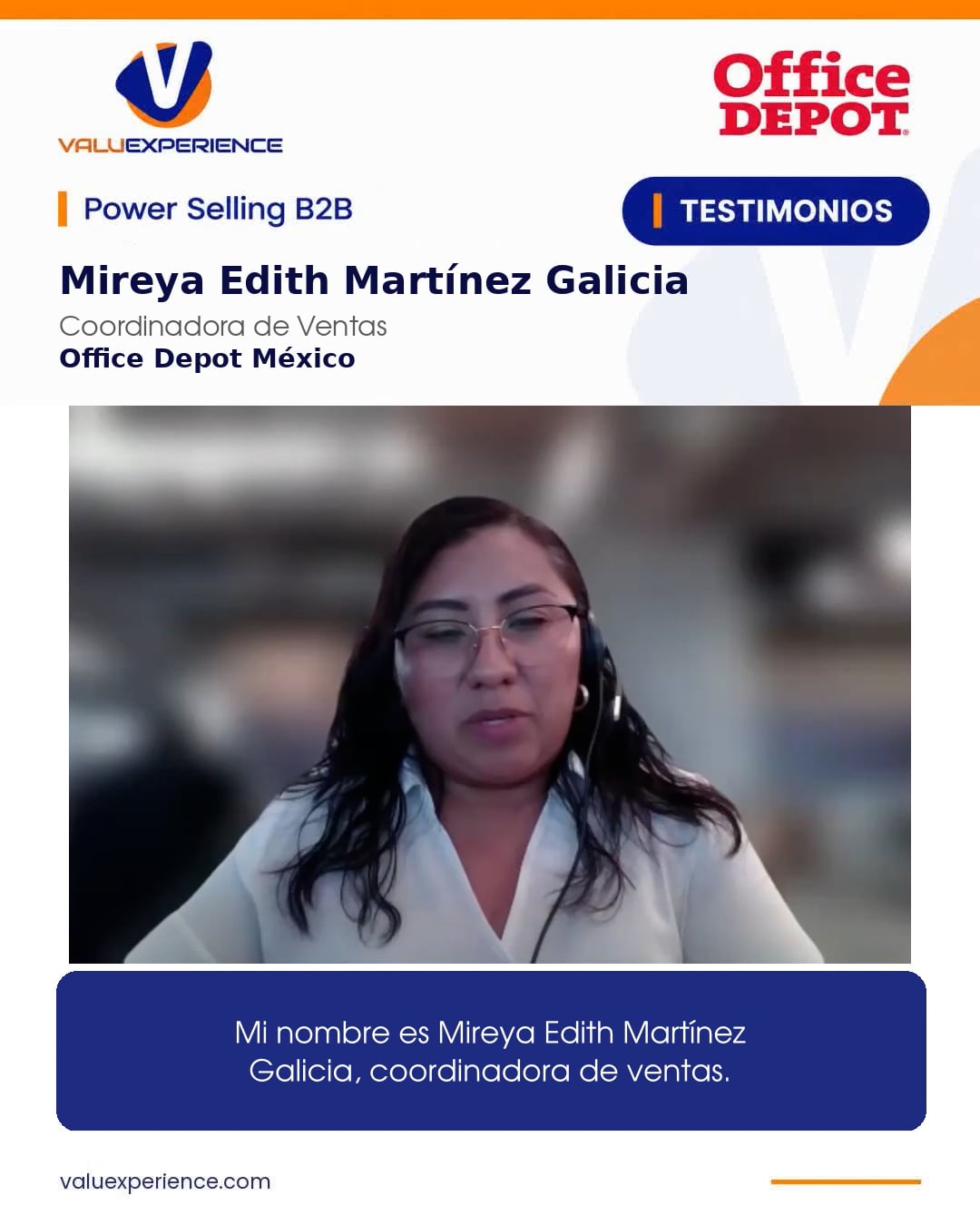 Imagen del vídeo de Mireya Edith Martínez Galicia