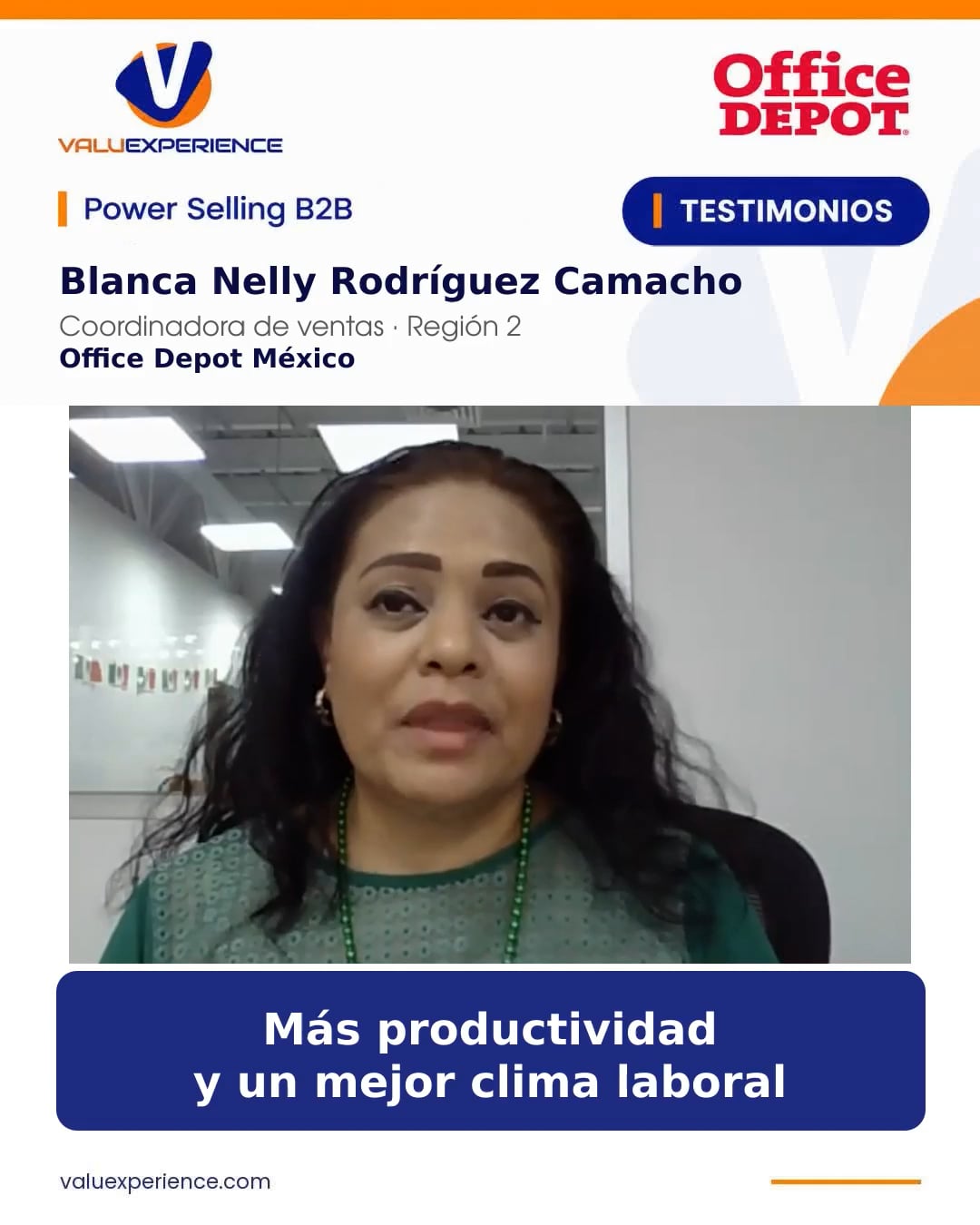 Imagen del vídeo de Blanca Nelly Rodríguez Camacho