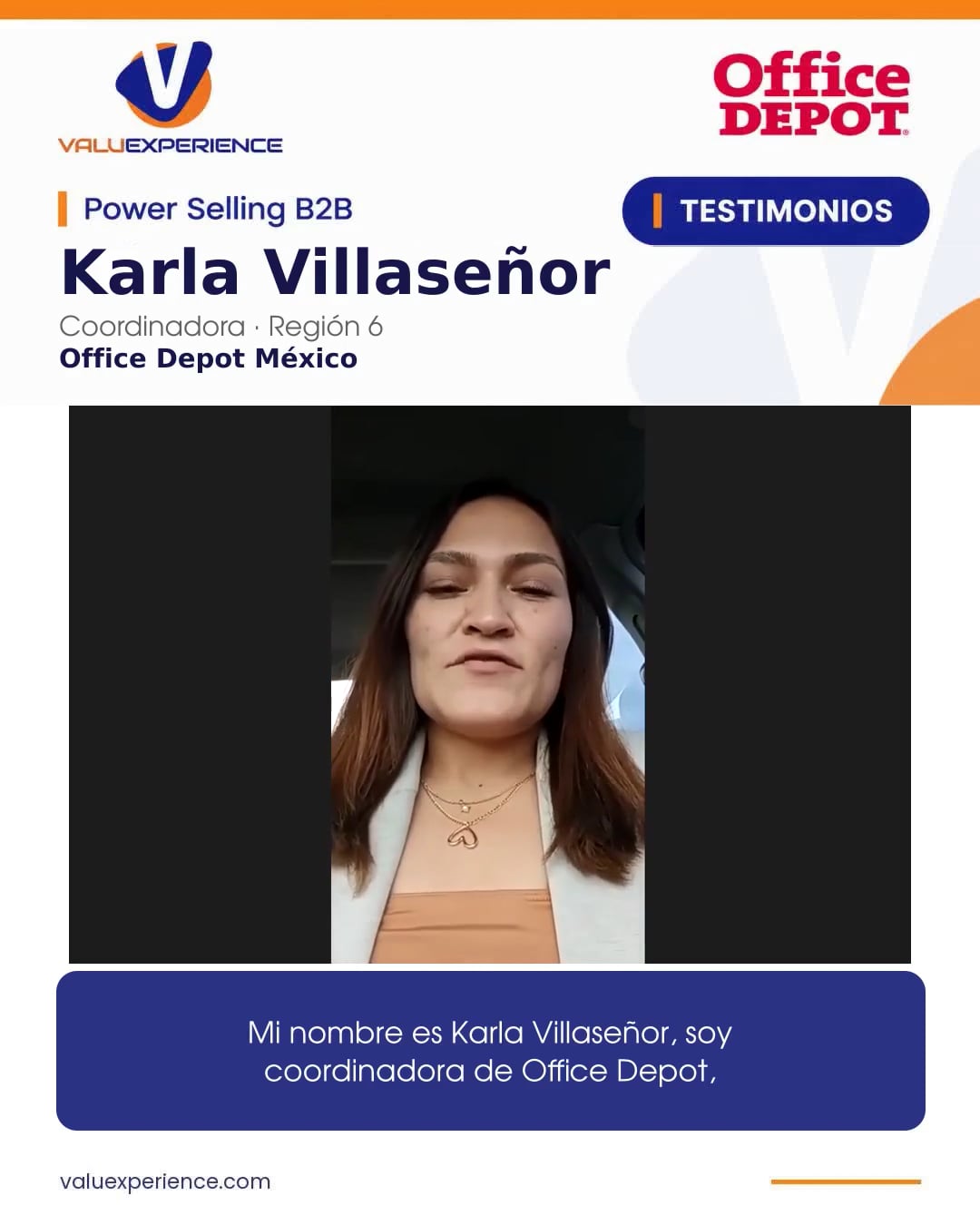Imagen del vídeo de Karla Villaseñor