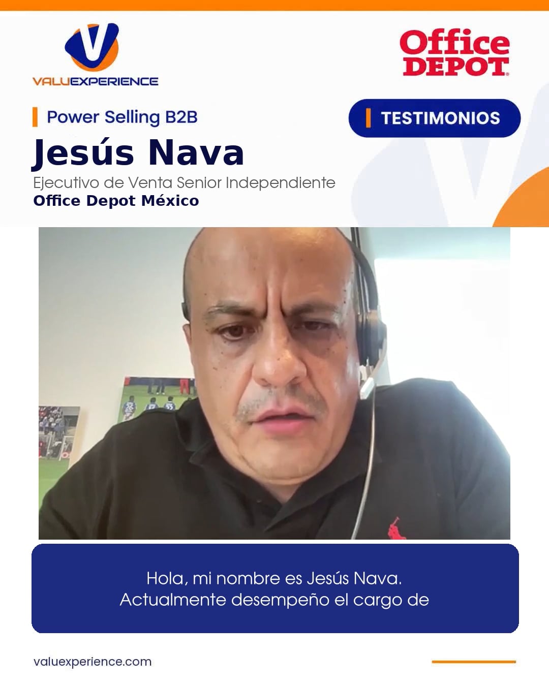 Imagen del vídeo de Jesús Nava