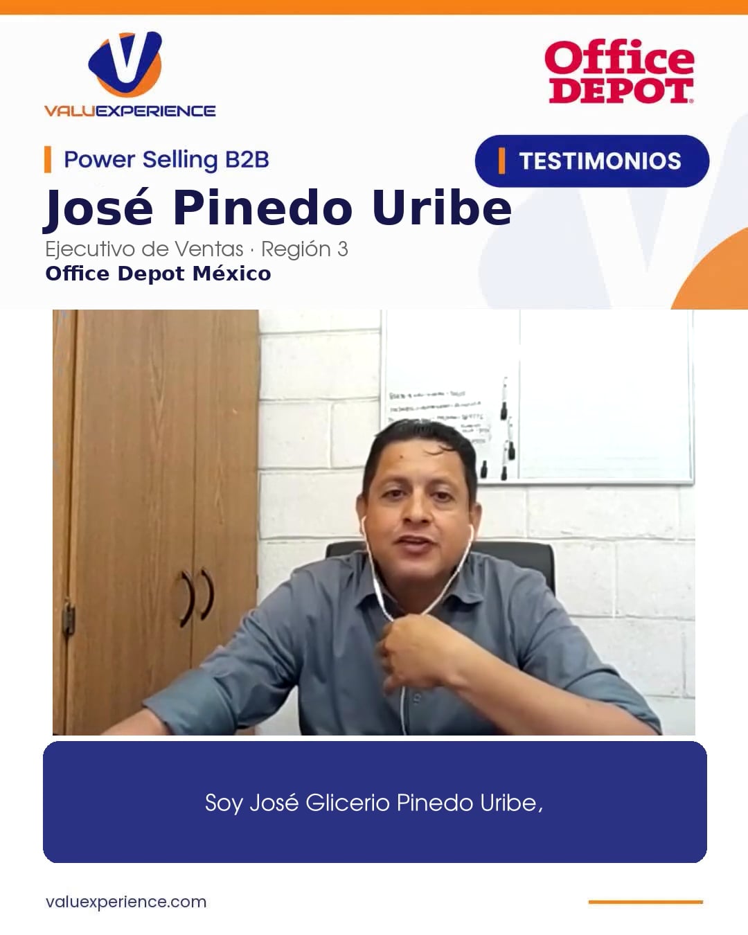 Imagen del vídeo de José Pinedo Uribe
