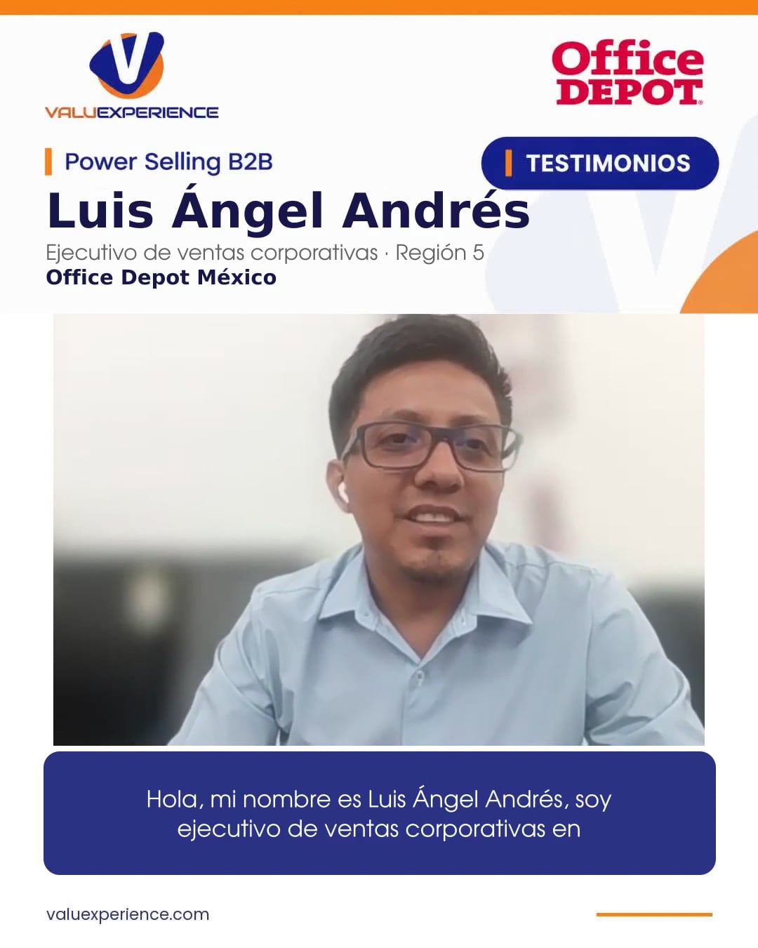 Imagen del vídeo de Luis Ángel Andrés