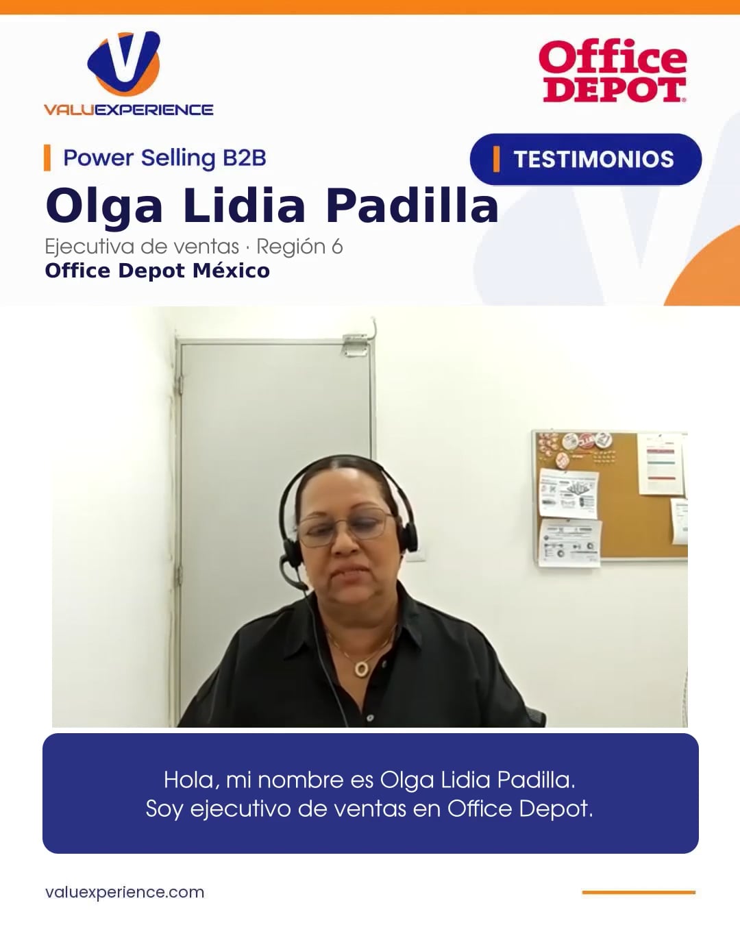 Imagen del vídeo de Olga Lidia Padilla