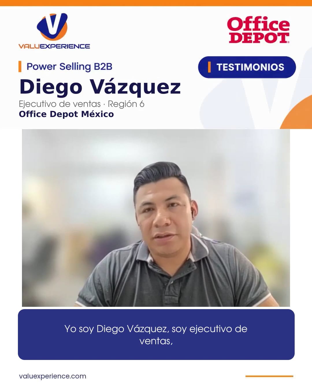 Portada del testimonio de Diego Vázquez