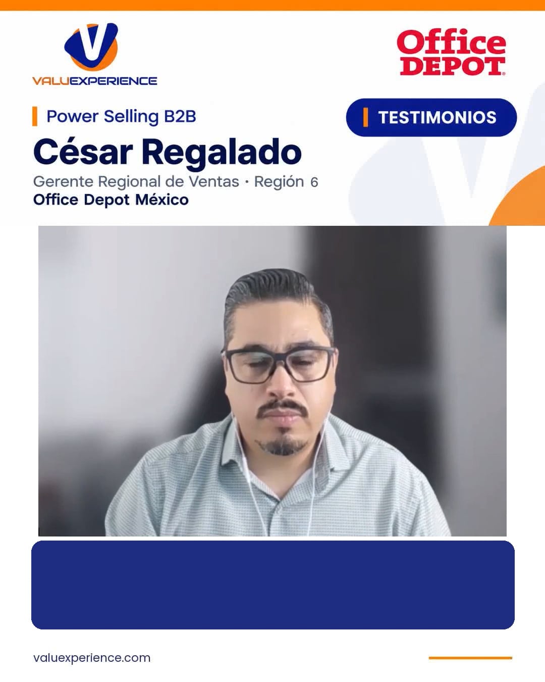 Imagen del vídeo de César Regalado