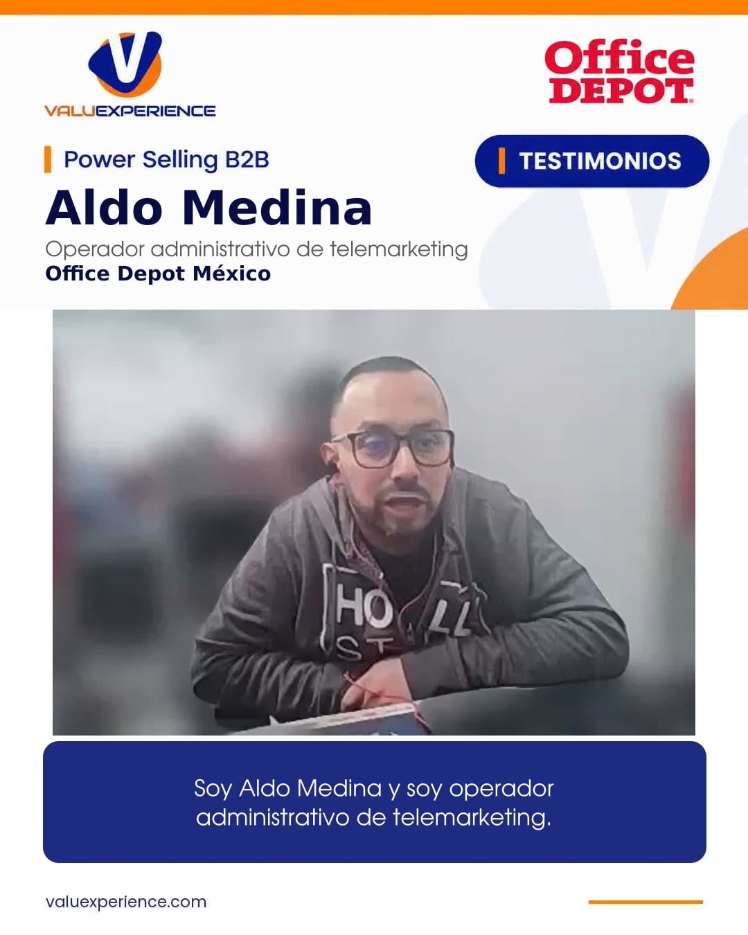 Imagen del vídeo de Aldo Medina