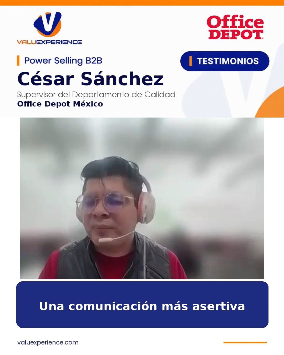 Imagen del vídeo de César Sánchez