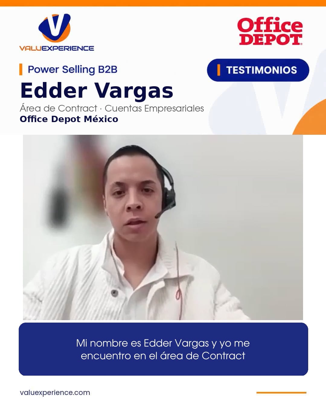 Imagen del vídeo de Edder Vargas
