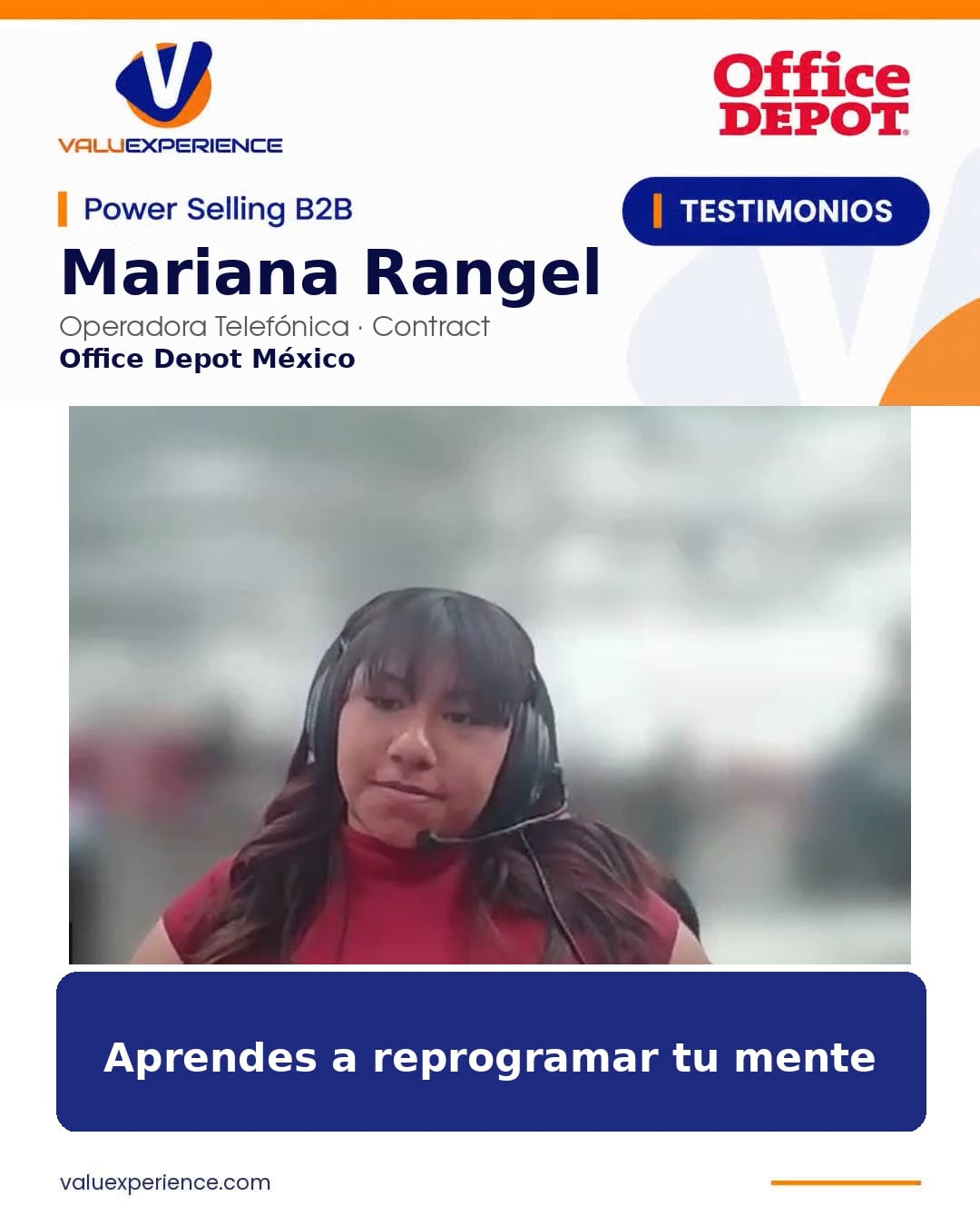 Imagen del vídeo de Mariana Rangel
