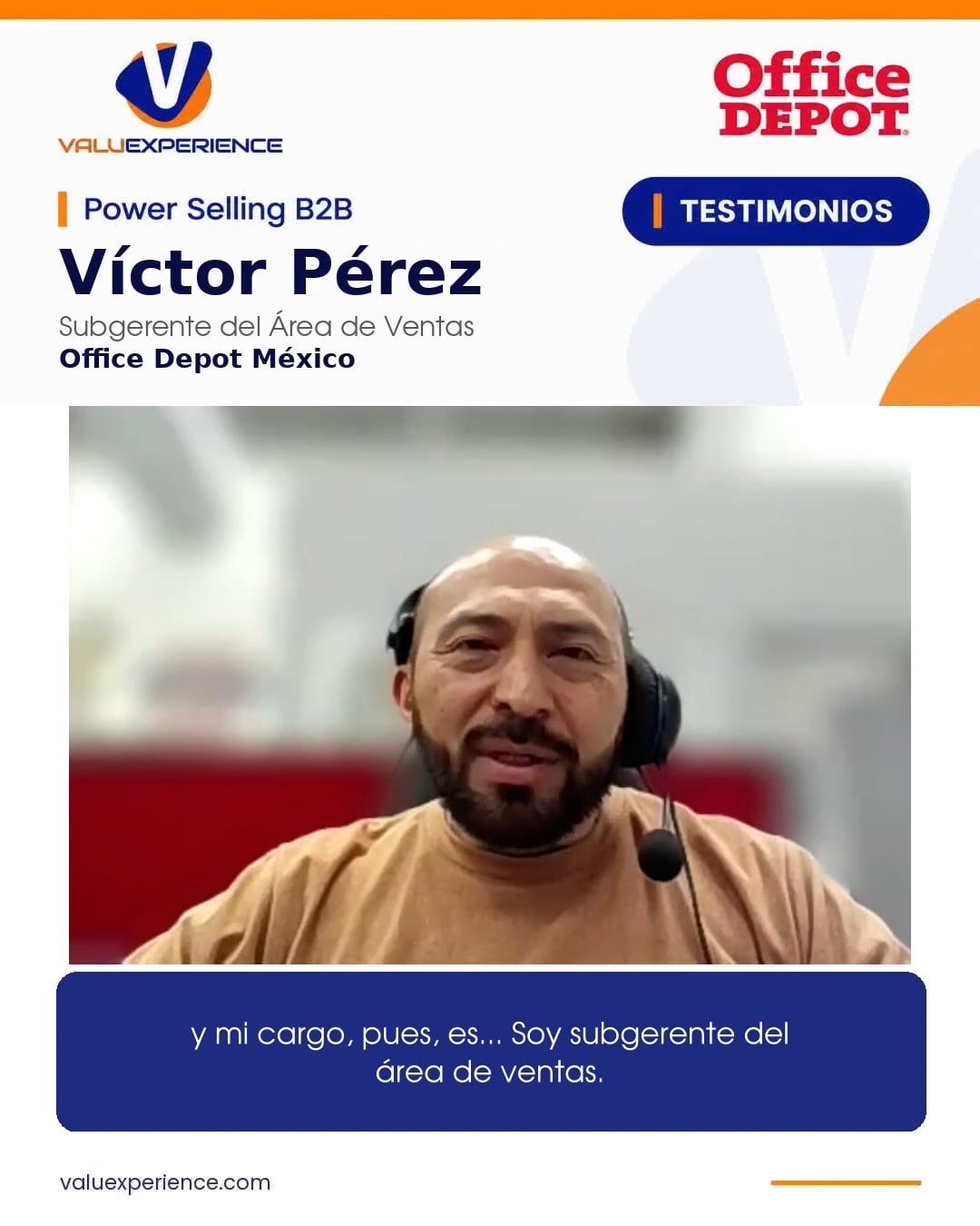Imagen del vídeo de Víctor Pérez
