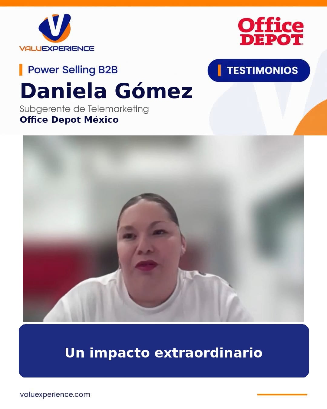 Imagen del vídeo de Daniela Gómez